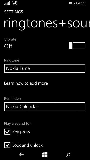 Press the home icon to return to the home screen.