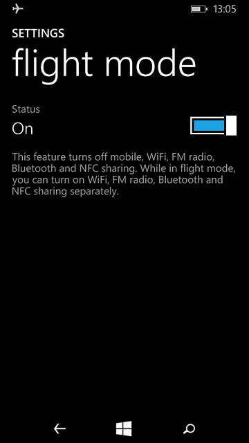 Press the home icon to return to the home screen.