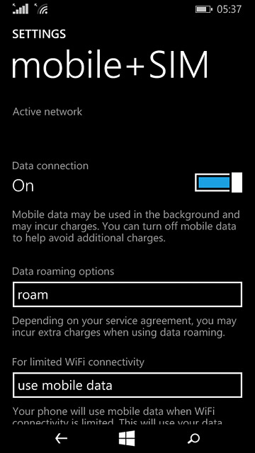 Press the home icon to return to the home screen.