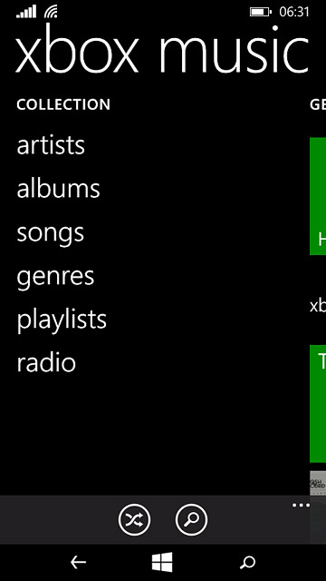 Press playlists.