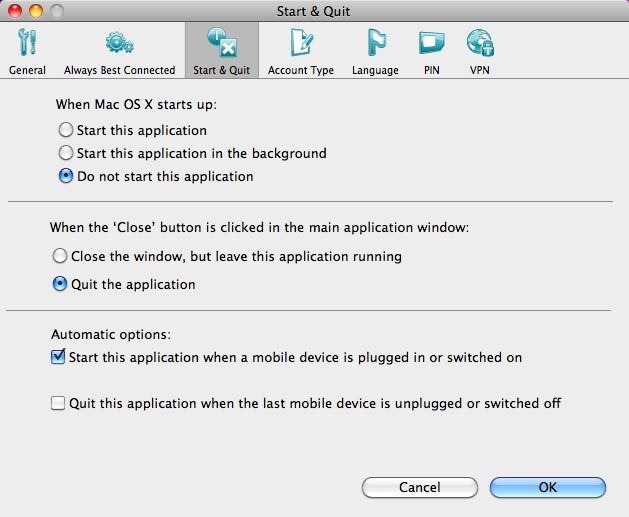 Do not start this application