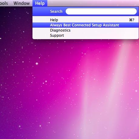 Click Always Best Connected Setup Assistant.