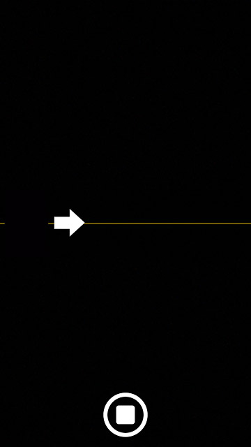 Press the stop icon.