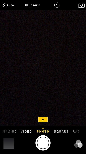 Press the HDR icon.