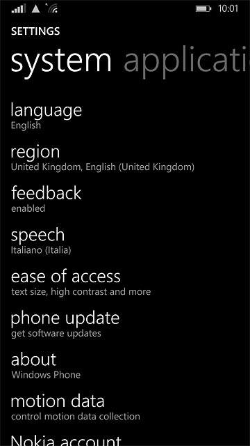Press language.