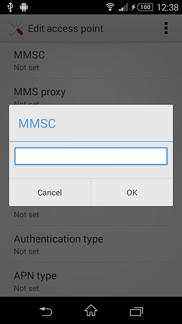 Key in http://www.vodafone.ie/mms and press OK.