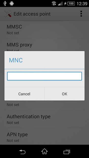 Key in 01 and press OK.