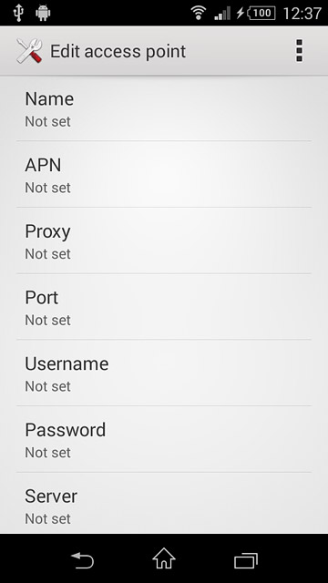 Press APN.Key in mms.vodafone.net