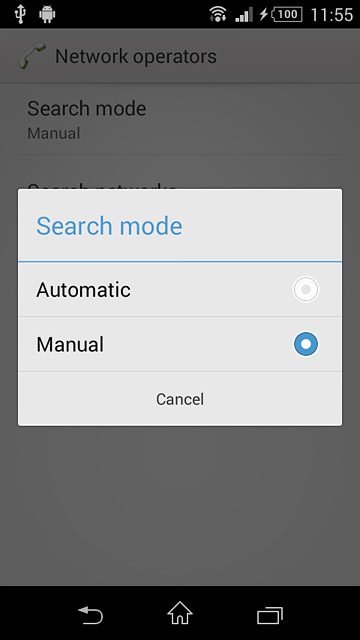 Press Automatic.