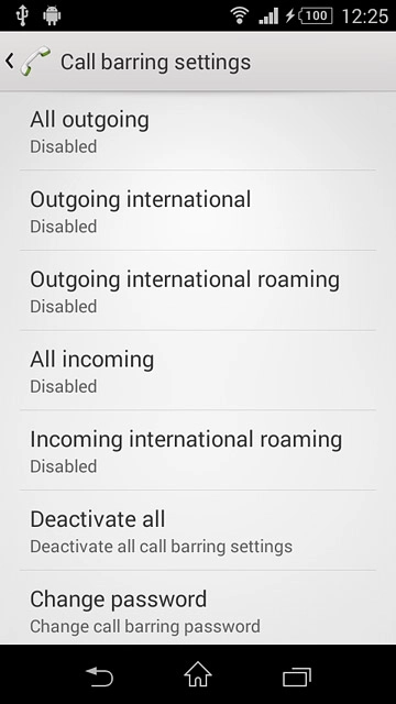 Outgoing international