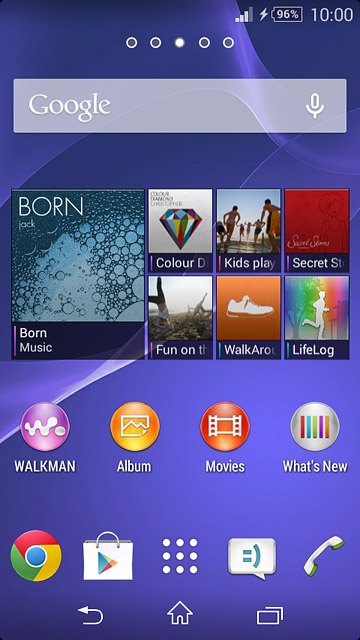 When the battery charging icon is displayed, charging is in progress.
