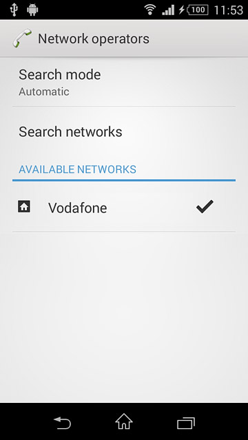 Press the home icon to return to the home screen.