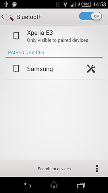 Press the home icon to return to the home screen.