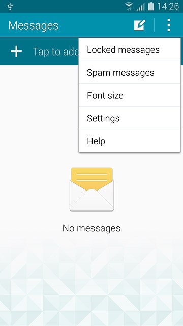 Press Settings.