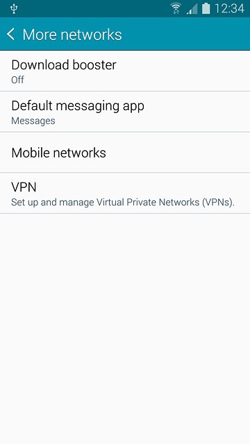 Press Mobile networks.