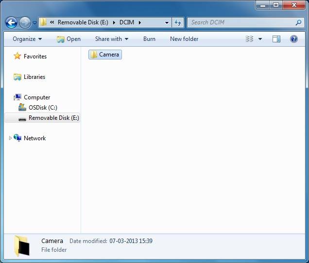 Go to the required folder in your computer's or your tablet's file system.