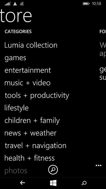 To search by name:Press the search icon.