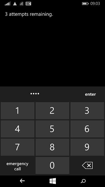 Key in your PIN2 and press enter.
