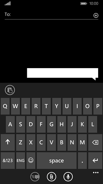 Press the letter keys to key in the required word.A number of words based on the letters you've keyed in are displayed.