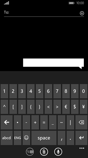 Press abcd to return to text input.