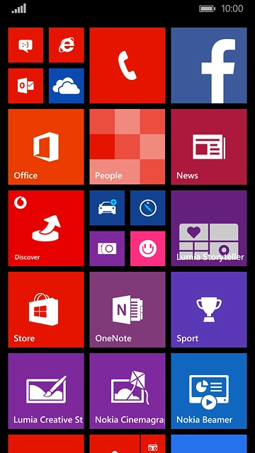 Press the phone icon.