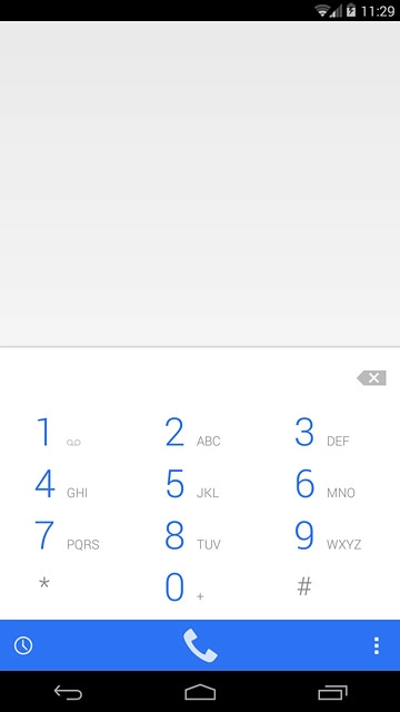 Press and hold 1 to call voicemail.