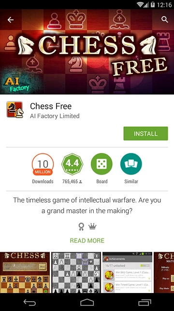 To install a free app:Press INSTALL.