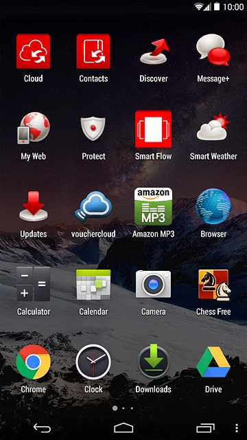 Press the app you've just installed.Follow the instructions on the display to use the app.