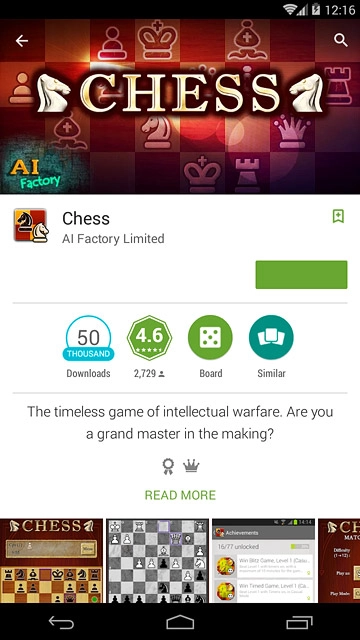 To buy an app:Press the price.