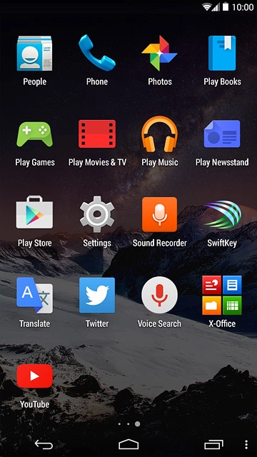 Press Play Store.