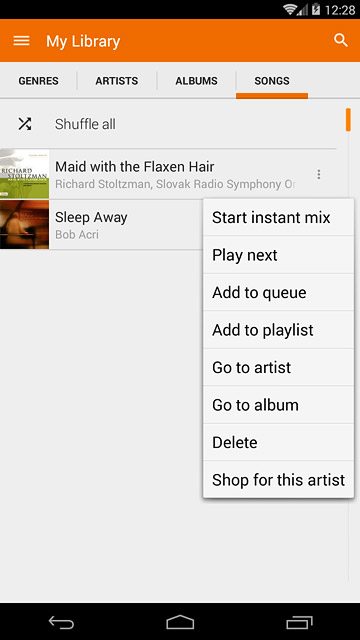 Press Add to playlist.