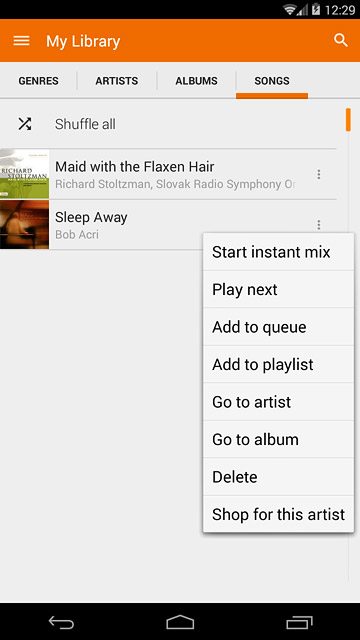 Press Add to playlist.