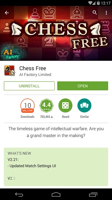 Follow the instructions on the display to install the app.Press the home icon to return to the home screen.