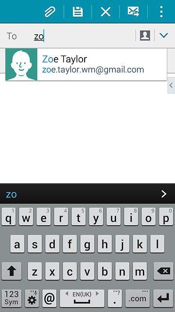Key in the first letters of the required contact.Matching contacts are displayed.Press the required contact.Repeat the procedure to add more recipients.