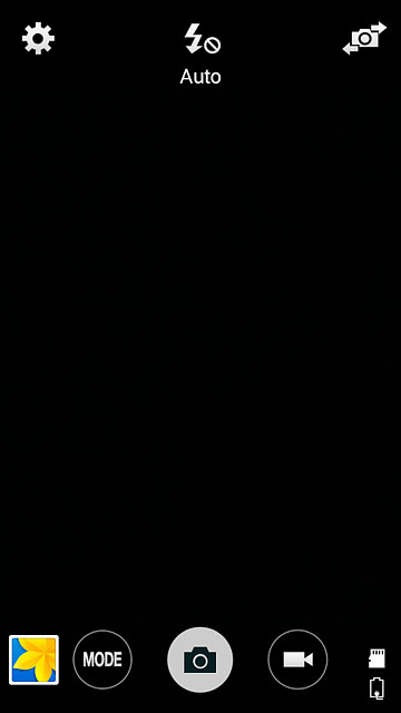 Press the video recorder icon to start recording.