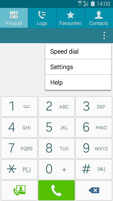 Press Settings.