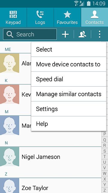 Press Settings.