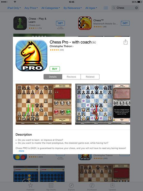 Press BUY.Log on to App Store if you're asked to do so.Follow the instructions on the display to install the app.