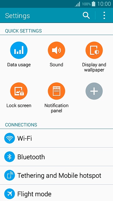 Press Tethering and Mobile hotspot.