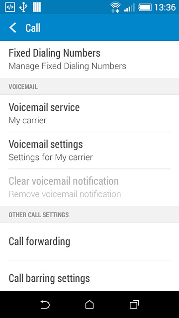 Press Fixed Dialing Numbers.