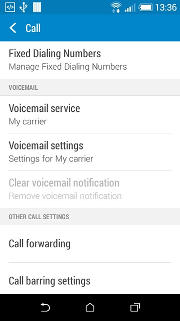 Press Fixed Dialing Numbers.