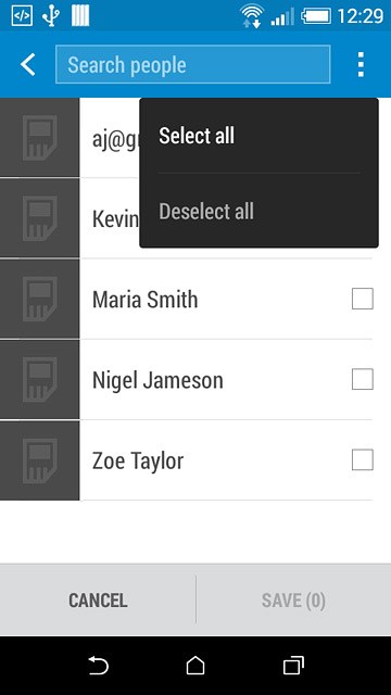 Press Select all.