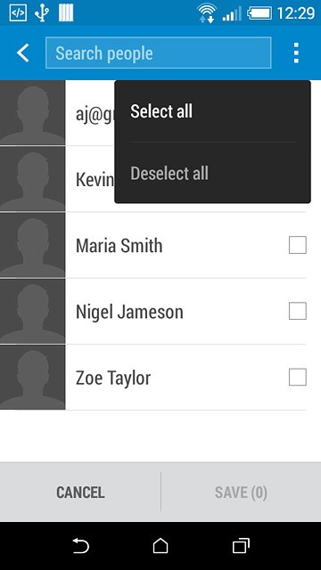 Press Select all.