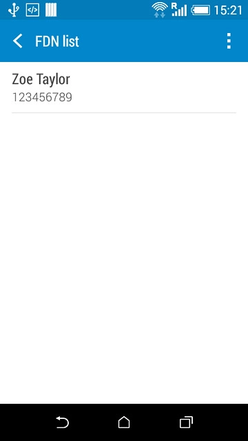 Press the home icon to return to the home screen.