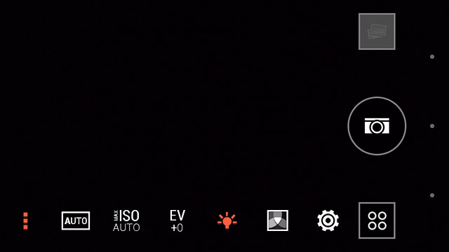 Press the dot in the middle.