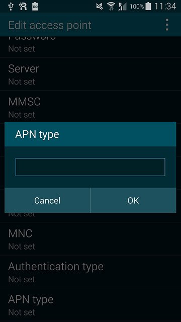 Key in mms and press OK.