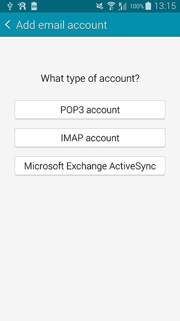 Press POP3 account.
