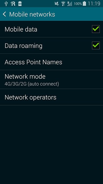 Press Access Point Names.