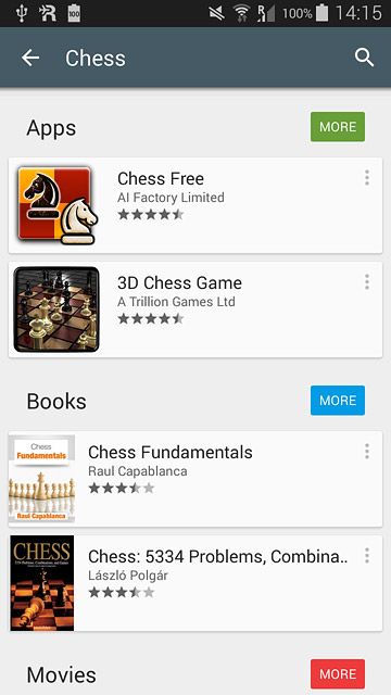 Press the required app.