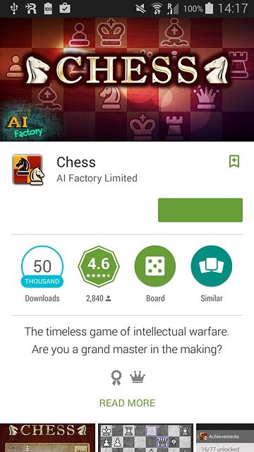 To buy an app:Press the price.